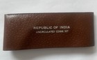 1962 RUPEE 1967 REPUBLIC OF INDIA UNCIRCULATED 9 COINS STRIP - Scarce