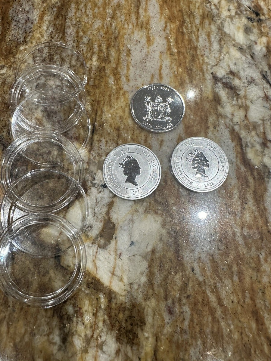 1/2 oz Lot!! 2-2012, 1-2013 Fiji Taku Turtle Silver $1 Dollar 1/2