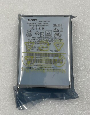 SSD HGST 400Go SAS 2.5" - Entreprise - P/N 0B31071 - Ouvert Jamais Utilisé