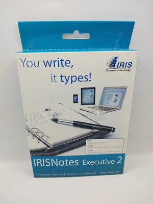 IRISNotes Executive 2 Digital Pen & Scanner for Mac and PC