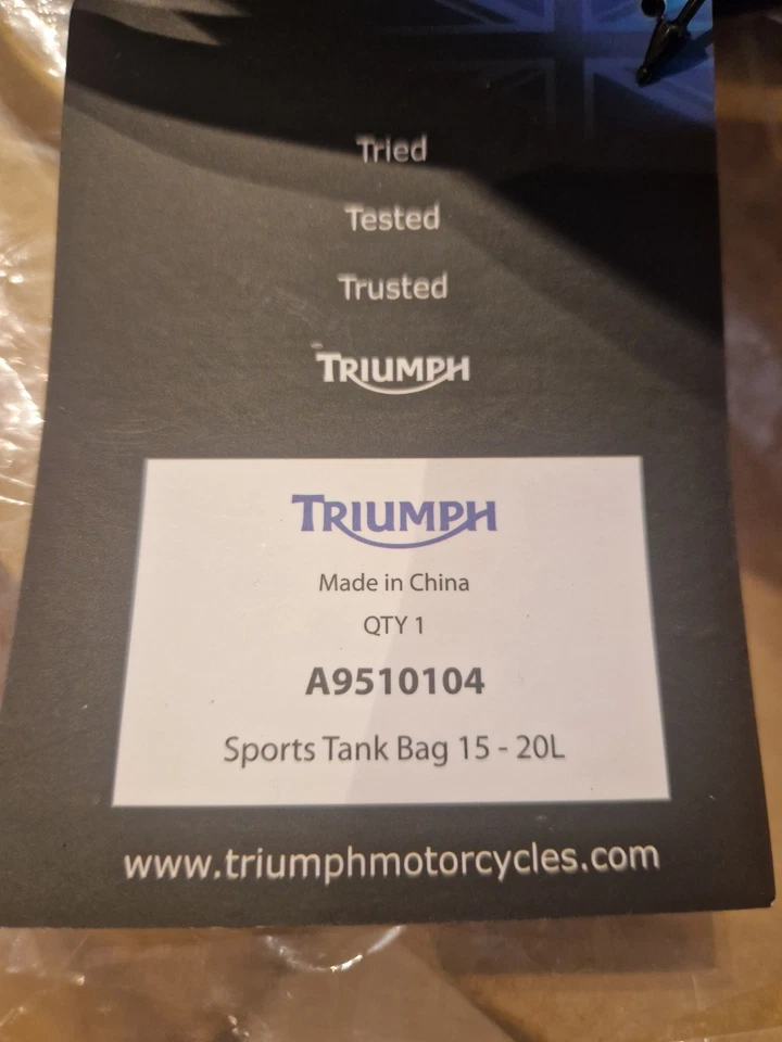 Tankrucksack 15-20 Liter Triumph Street Triple 675 Daytona 675 Tank Bag - Bild 4 von 4