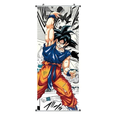 Großes Dragon Ball Rollbild | Kakemono aus Stoff | Poster 100x40cm | ver. Motive