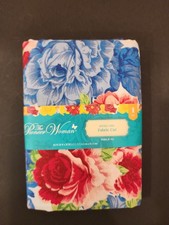 The Pioneer Woman Heritage Floral Fabric Cut 44"/45" W X 36" L, 1 Yard Blue Red