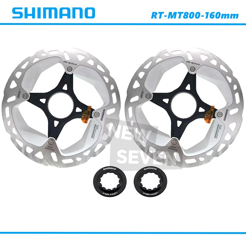 1/2pcs Shimano Deore XT RT-MT800-S 160mm Centerlock Disc Brake Rotor In Bulk