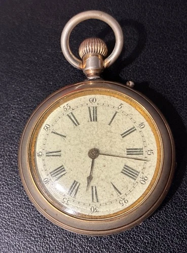 Antique 1800’s GOLD FILLED LONGINES POCKET WATCH ~ For Parts / Repair