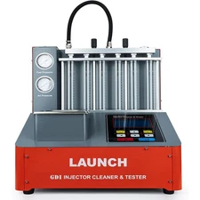 LAUNCH CNC801A GDI Fuel Injector Cleaning Machine 6 Cylinders Ultrasonic GDI EFI