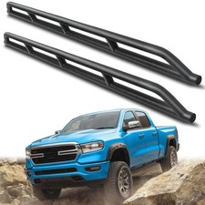 Rock Slider Rocker Guard For 2009-2024 Ram 1500 2500 3500 Classic 4dr Nerf Bar Rock Slider Rocker Guard For 2009-2024 Ram 1500 2500 3500 Classic 4dr Nerf Bar