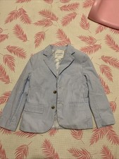 Janie and Jack The Striped Seersucker Blazer, Size 6