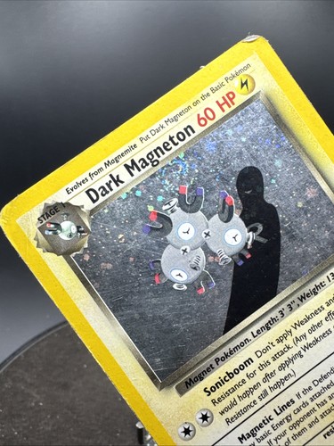 Dark Magneton Holo 11/82 Team Rocket Rare Pokémon Card SWIRL - Picture 8 of 24
