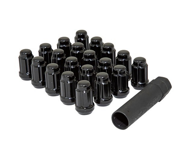 Gorilla Automotive 5Lug 12-1.50 Spline Black Wik Pass Gor K5CS-12150BGR