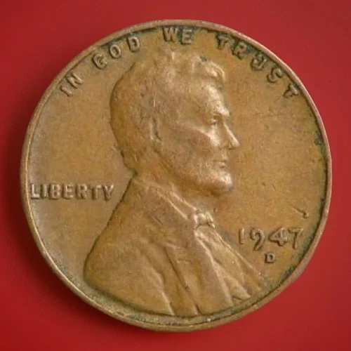 1947-D VF-XF Lincoln Wheat Cent 1 Cent 1c Coin FAST SHIPPING