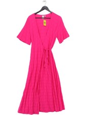 Y.A.S Wrap Maxi Dress L in Pink