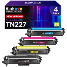 E-Z Ink TN227 High Yield Toner Cartridge for TN-227BK/C/M/Y Brother TN227 TN223