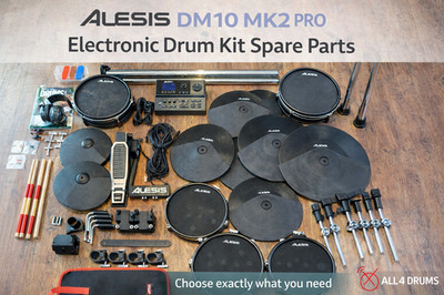 ALESIS DM10 MK2 PRO elektronisches Schlagzeug ERSATZTEILE: MODUL BECKEN TOM SNARE