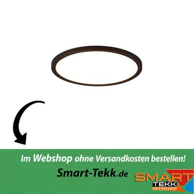 Reality Leuchten Deckenleuchte AUREO schwarz Deckenlampe