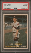 1957 Topps Bob Lemon #120 (INDIANS) PSA 6