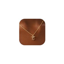 Brtdazg Cross Necklace for Women 14K Gold Plated, Dainty Cute Small,