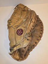 Vtg Rawlings FJ6 Steve Garvey Fastback Holdster Deep Well Softball Size Glove