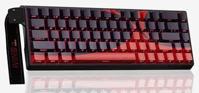 AULA WIN68 Magnetic Switch Mechanical USB-C Keyboard Black/Red English QWERTY