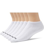 Wigwam L17411 Unisex White Super 60 Low Cut 6-Pack Midweight Socks Size L