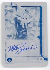 MIKE SCHMIDT 2025 TOPPS CHROME LEGENDS PRINTING PLATE AUTO 1/1 CYAN #CLA-MS HOF