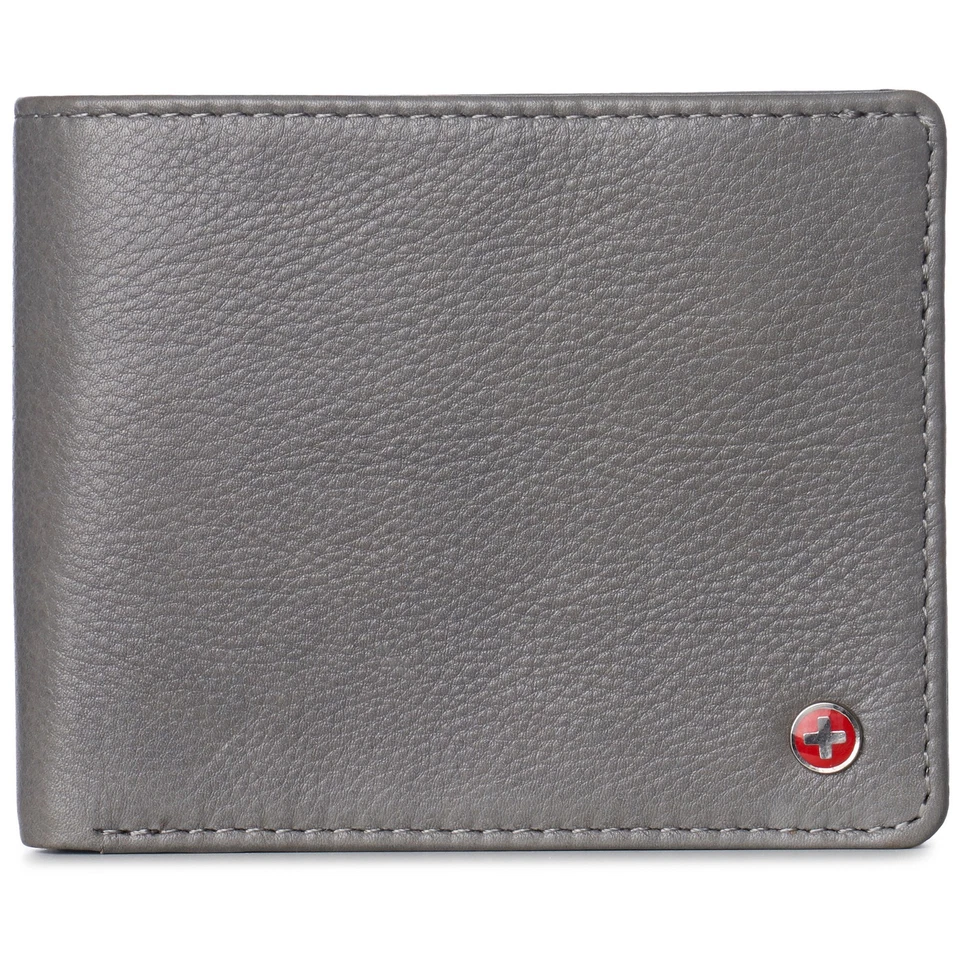 Alpine Swiss Mens Wallet for Men RFID Protected Leather Mens Wallet Spencer - Image 4 of 4