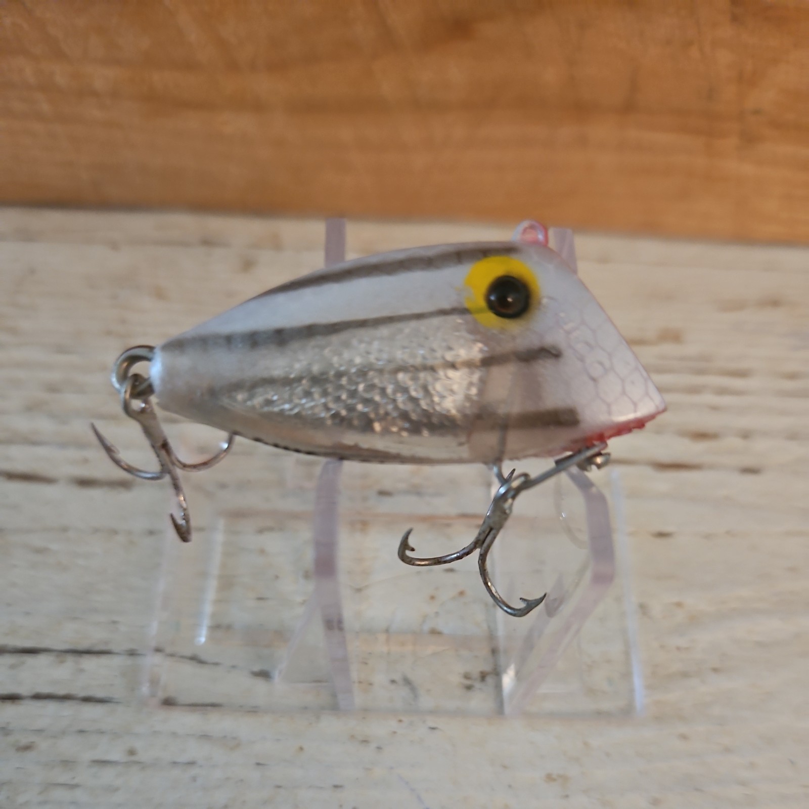 Vtg UNFISHED TEXAS LURE, Padre Island Co "PICO CHICO" #C-16. Barfish color Lure.