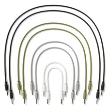ExcelValley - 8-Pack - Mono Modular Patch Cables TS 3.5mm 1/8 inch Eurorack S...