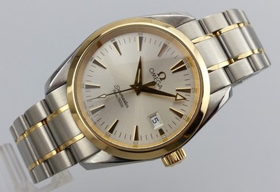 OMEGA Seamaster Aqua Terra 36 mm Quarz - Steel-Gold