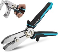 DURATECH 5-Blade Sheet Metal Crimper for HVAC Ductwork&Stove Pipes, 22-28 Gauge
