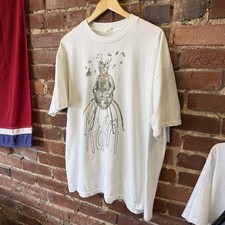 2000s Korn Untitled Album Promo Single Stitch White T Shirt Made In USA Mens XXL