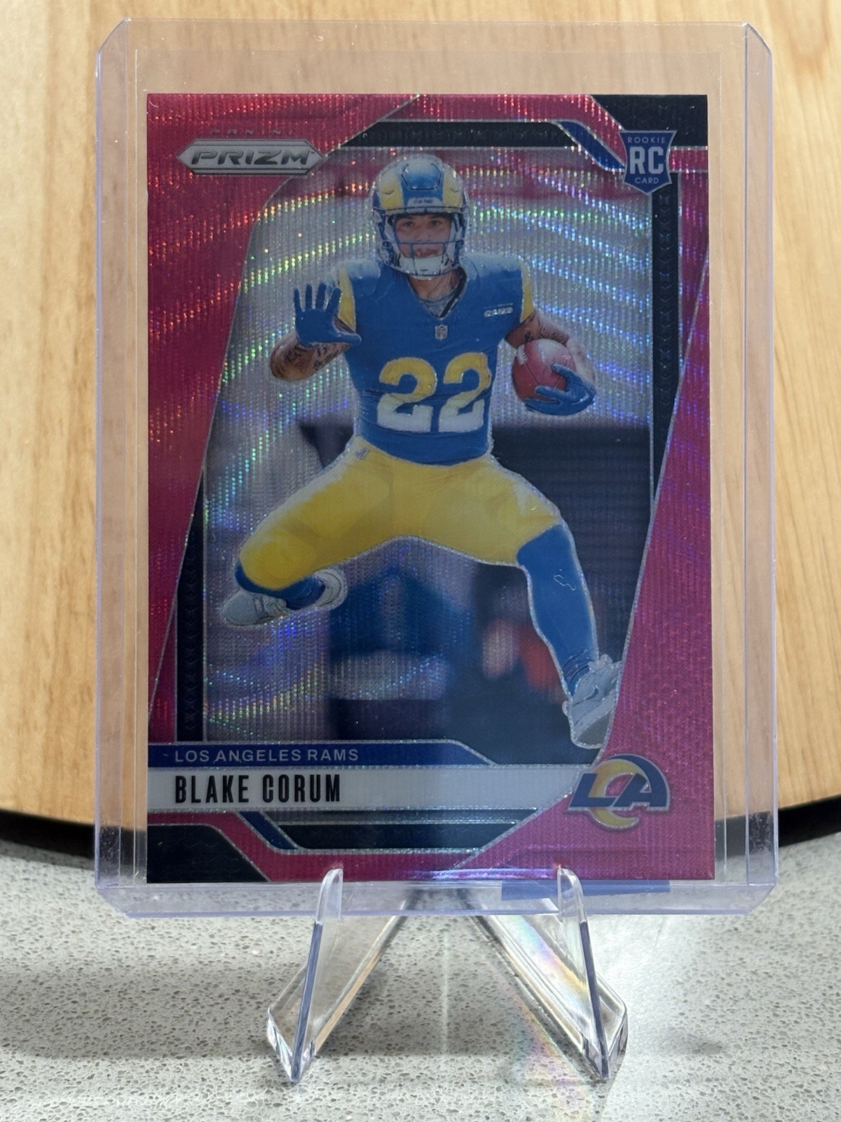 2024 Panini Prizm Blake Corum Pink RC #308 / RAMS