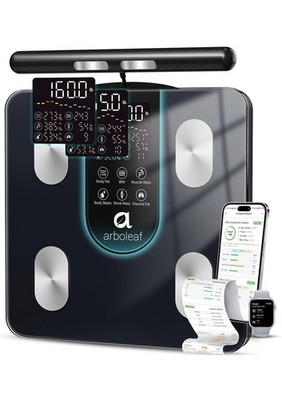 Fitness Smart Scale 8 Electrode Body Weight BMI Body Fat Full Body Analyzer  