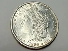 1886 Morgan U.S. silver dollar. Choice BU, satiny white. #em4