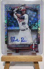 2025 Bowman Chrome Khadim Diaw /100 1st Bowman Mini Diamond Refractor Auto /100
