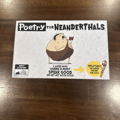 Poetry for Neanderthals by Exploding Kittens COMPLETE Great Shape
