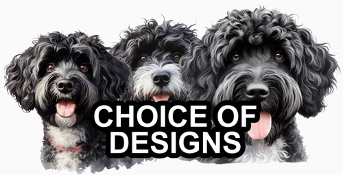 Portuguese Water Dog Self Adhesive Dog Sticker