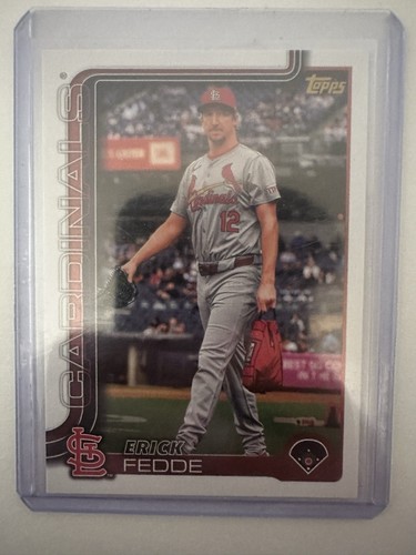 2025 Topps #229 Erick Fedde GOLDEN MIRROR SSP STL