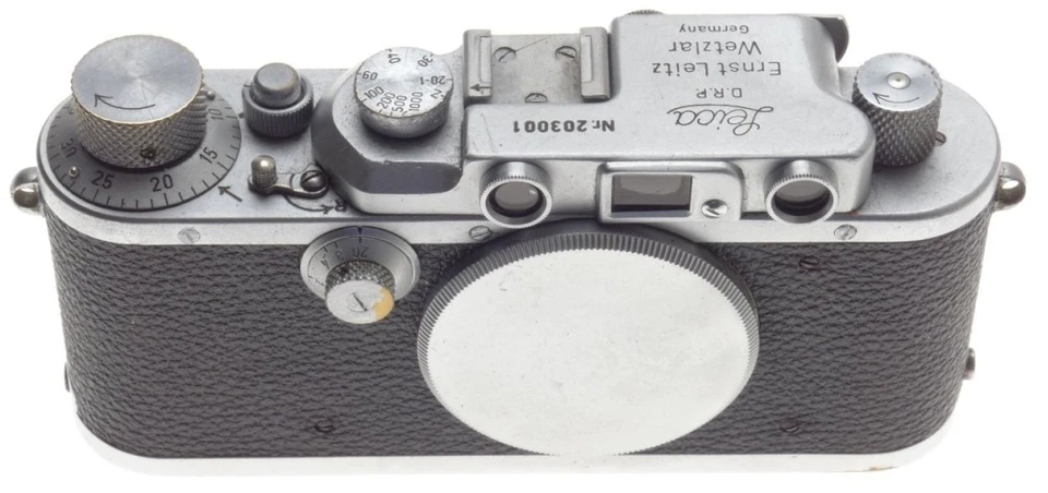 CUERPO DE CÁMARA CLÁSICO CROMADO 35mm RECIÉN REVISADO LEICA IIIA CARCASA CLA'd Foto 3 de 4