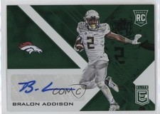 2016 Donruss Elite Elite Rookie Auto Green Bralon Addison #ERA-BA Auto 8wm