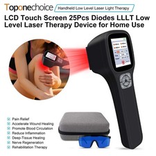 25 Diodes LLLT Laser Therapy 0-2500mW Adjustable Power CW/PW Modes Pain Relief