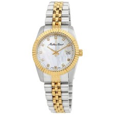 Mathey-Tissot Mathy III MOP Quartz White Dial Ladies Watch D910BI