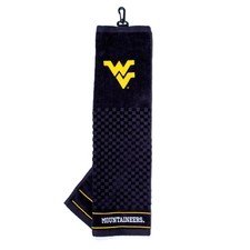 West Virginia Mountaineers Golf Towel - Team Golf - Embroidered Club Bag