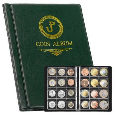 Coin Album Coin Holder Coin Collection Book for Half Dollar/Small Dollar/50 P...