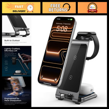 3-in-1 Wireless Charging Station for iPhone, Apple Watch  AirPods - Fast Charge