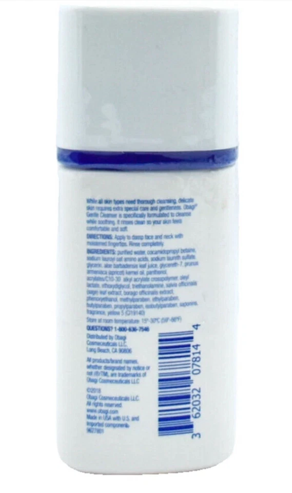 Limpiador suave Obagi Nu-Derm tamaño de viaje - 2 fl oz/60 ml *sin caja* Foto 2 de 2