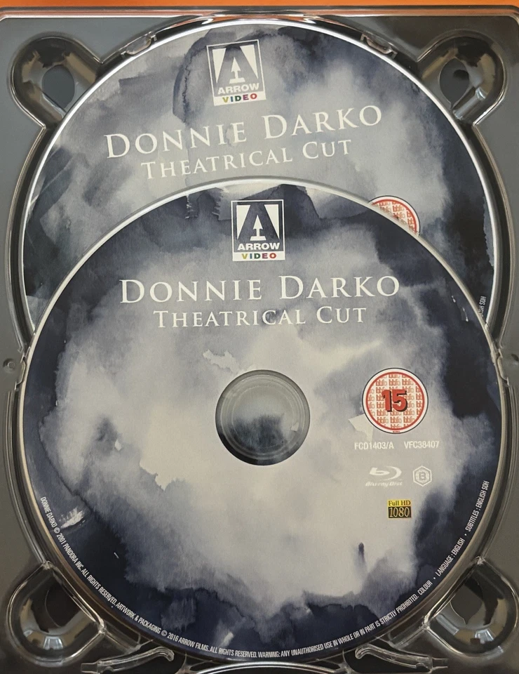 Donnie Darko 2001 OOP LIMITED EDITION Arrow REGION B Blu-Ray + DVD Virtually BN - Image 4 of 4