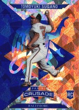 2025 Panini Crusade #58 Griff O'Ferrall Crusade Blue Cracked Ice