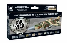 Vallejo Paint 71606 Soviet/Russian MiG-23 Flogger From 70’s to 90’s Paints