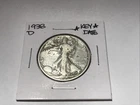KEY DATE 1938 D Silver Walking LIBERTY Half Dollar Denver